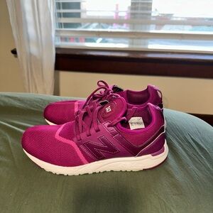 New Balance 247 Fuchsia Running Sneakers